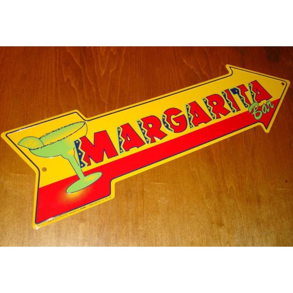 MARGARITA BAR ARROW Mexican Restaurant Cantina Tiki Pub Home Decor Sign NEW